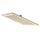 Square SS 250mm Rain Shower Head, Brushed Brass (Gold)