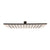Square 300mm Stainless Steel Rain Shower Head, Brushed Gunmetal