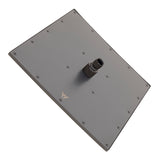Square 300mm Stainless Steel Rain Shower Head, Brushed Gunmetal