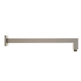 Square 400mm Shower Wall Arm, Brushed Nickel