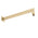 Square 400mm Shower Wall Arm, Brushed Brass (Gold)