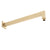 Square 400mm Shower Wall Arm, Brushed Brass (Gold)