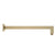 Square 400mm Shower Wall Arm, Brushed Brass (Gold)