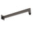 Square 400mm Shower Wall Arm, Brushed Gunmetal