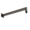 Square 400mm Shower Wall Arm, Brushed Gunmetal