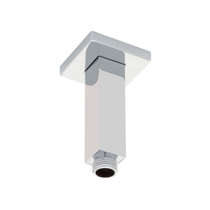 Square 100mm Shower Ceiling Dropper Arm, Polished Chrome