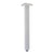 Square 300mm Shower Ceiling Dropper Arm, Polished Chrome