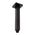 Square 200mm Shower Ceiling Dropper Arm, Matte Black