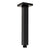 Square 200mm Shower Ceiling Dropper Arm, Matte Black