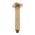 Square 200mm Shower Ceiling Dropper Arm, Brushed Brass (Gold)
