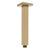 Square 200mm Shower Ceiling Dropper Arm, Brushed Brass (Gold)