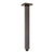 Square 300mm Shower Ceiling Dropper Arm, Brushed Gunmetal