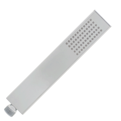 Block Square Hand Shower, Polished Chrome