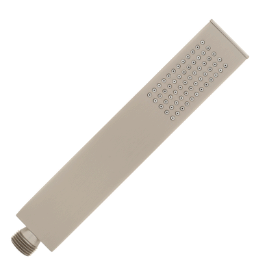 Block Square Hand Shower with Holder, Brushed Nickel