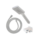 Retto Square 3-Function Hand Shower with Holder, Polished Chrome