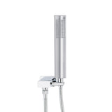 Block Square Hand Shower with Holder, Polished Chrome