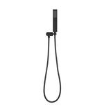 Block Square Hand Shower with Holder, Matte Black