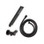 Block Square Hand Shower with Holder, Matte Black