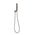 Block Square Hand Shower with Holder, Brushed Gunmetal