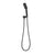 Retto Square 3-Function Hand Shower with Holder, Matte Black