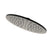Round 250mm Stainless Steel Rain Shower Head, Matte Black