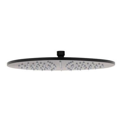 Round 300mm Stainless Steel Rain Shower Head, Matte Black
