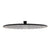 Round 300mm Stainless Steel Rain Shower Head, Matte Black