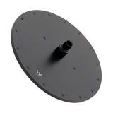 Round 300mm Stainless Steel Rain Shower Head, Matte Black