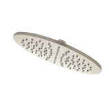 Round 250mm Stainless Steel Rain Shower Head, Brushed Nickel
