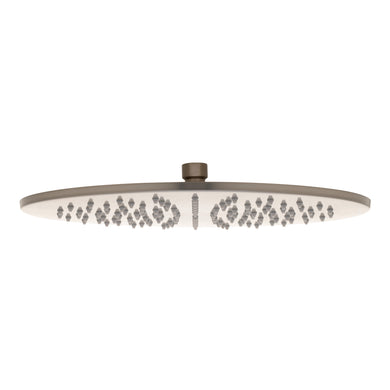 Round 300mm Stainless Steel Rain Shower Head, Brushed Nickel