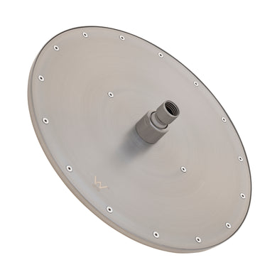 Round 300mm Stainless Steel Rain Shower Head, Brushed Nickel
