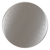 Round 400mm Stainless Steel Rain Shower Head, Brushed Nickel