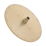 Round 300mm Stainless Steel Rain Shower Head, Brushed Brass (Gold)