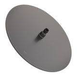 Round 400mm Stainless Steel Rain Shower Head, Brushed Gunmetal