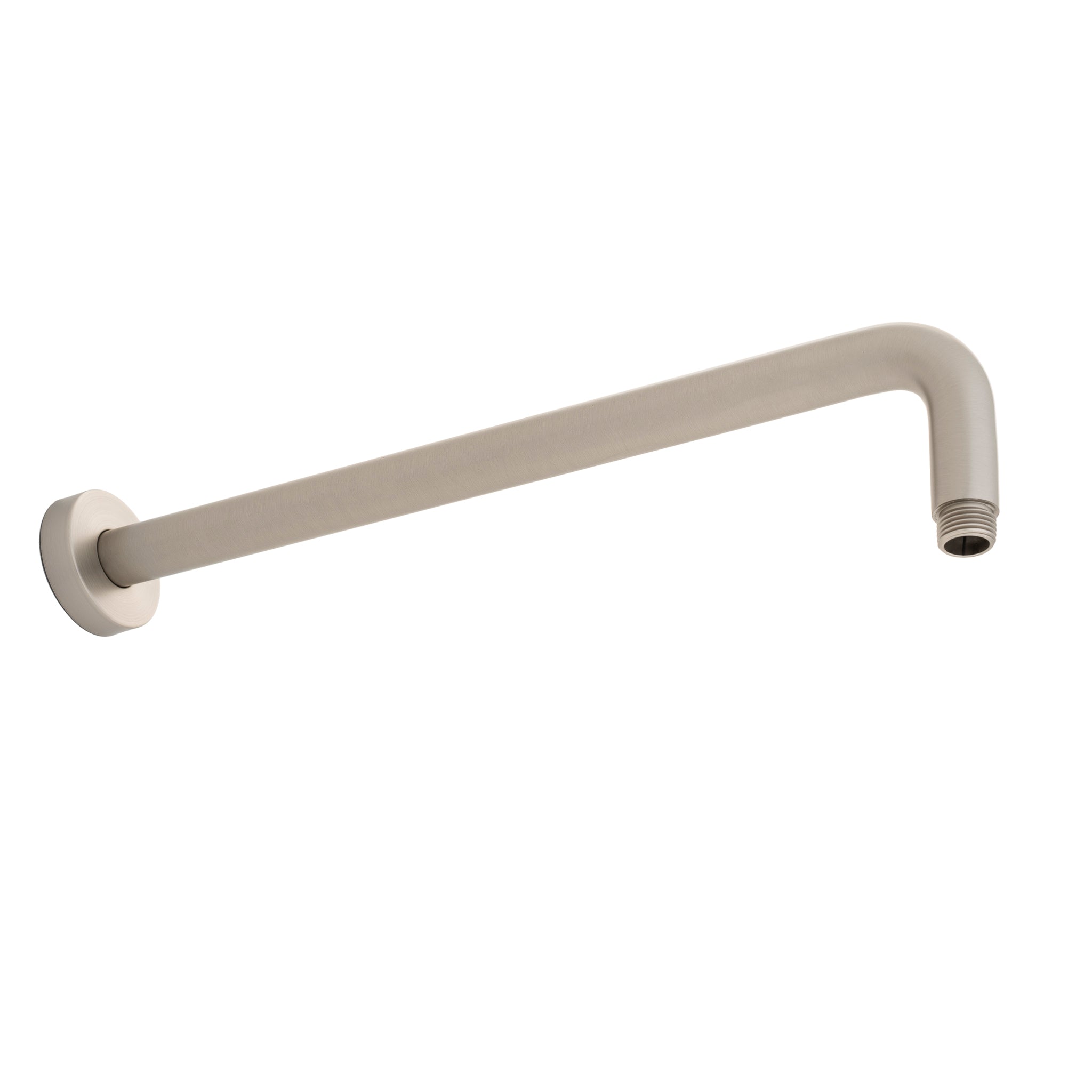Round 400mm Shower Wall Arm, Brushed Nickel