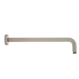 Round 400mm Shower Wall Arm, Brushed Nickel