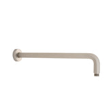 Round 400mm Shower Wall Arm, Brushed Nickel