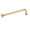 Round 400mm Shower Wall Arm, Brushed Brass (Gold)