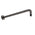 Round 400mm Shower Wall Arm, Brushed Gunmetal