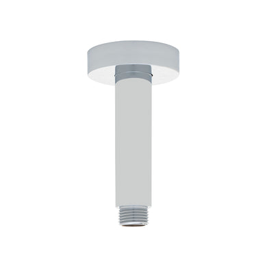 Round 100mm Shower Ceiling Dropper Arm, Polished Chrome