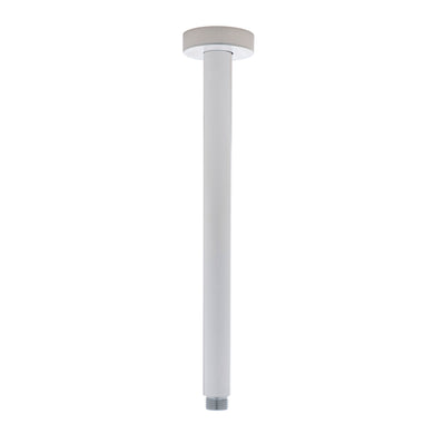 Round 300mm Shower Ceiling Dropper Arm, Polished Chrome