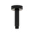 Round 100mm Shower Ceiling Dropper Arm, Matte Black