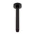 Round 200mm Shower Ceiling Dropper Arm, Matte Black