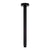 Round 300mm Shower Ceiling Dropper Arm, Matte Black