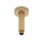 Round 100mm Shower Ceiling Dropper Arm, Brushed Brass (Gold)