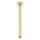 Round 300mm Shower Ceiling Dropper Arm, Brushed Brass (Gold)