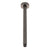 Round 300mm Shower Ceiling Dropper Arm, Brushed Gunmetal
