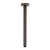 Round 300mm Shower Ceiling Dropper Arm, Brushed Gunmetal