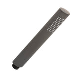 Tube Round Hand Shower, Brushed Gunmetal