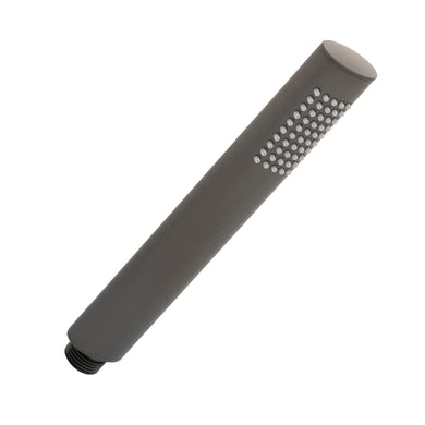 Tube Round Hand Shower, Brushed Gunmetal